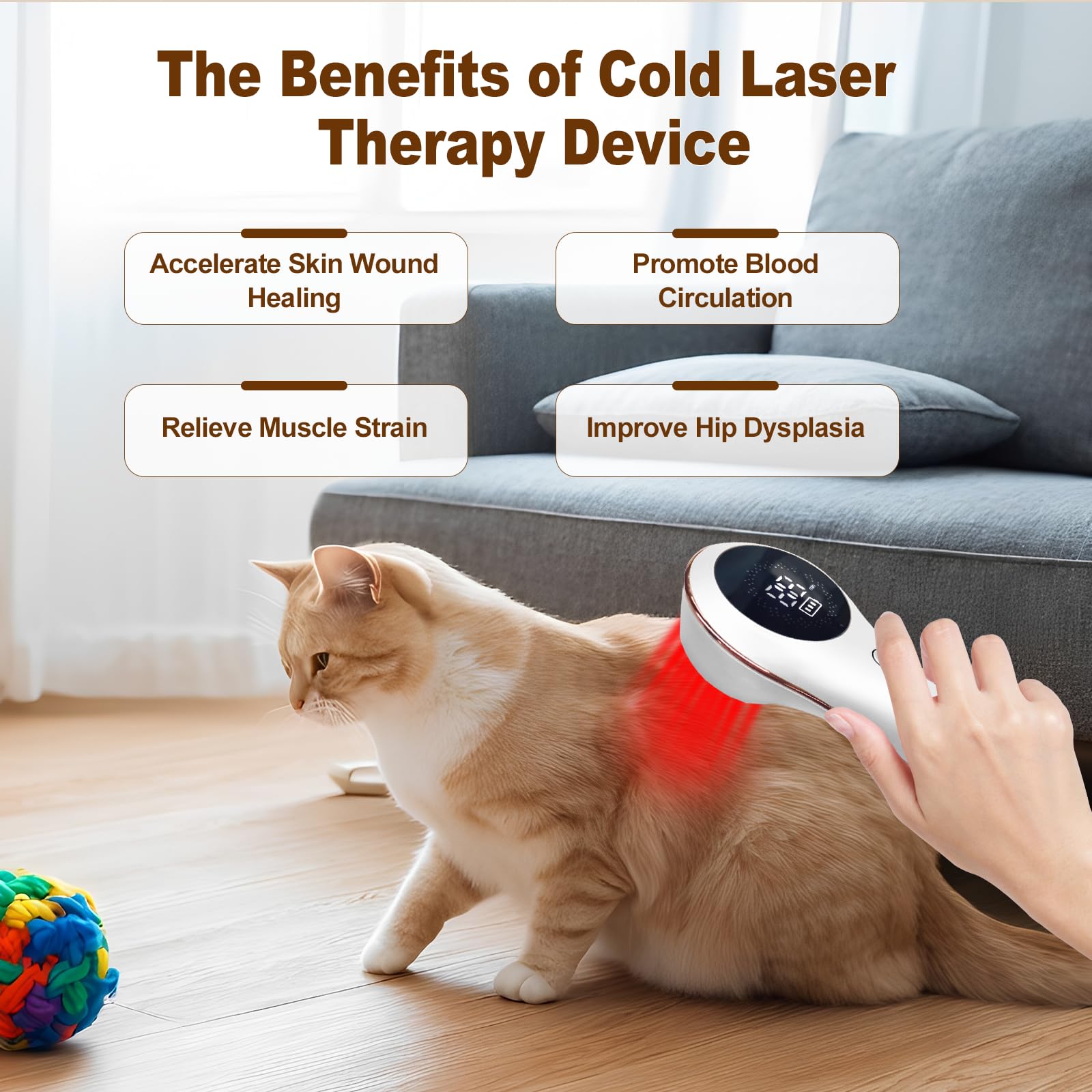 Ariysah LLLT charger ensuring quick recharge between treatments.