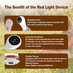 Ariysah LLLT magnetic protective cover adds adjustable safety.