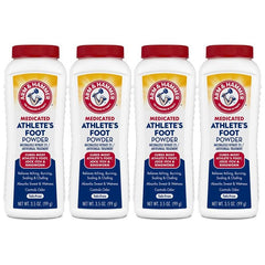 Arm & Hammer Athlete's Foot Powder bottle pour for moisture control