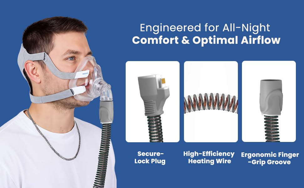 ArmiX AirCurve11 compatible heated tube supports uninterrupted therapy with reliable warmth.