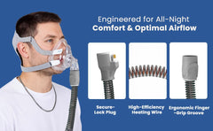 ArmiX AirCurve11 compatible heated tube supports uninterrupted therapy with reliable warmth.