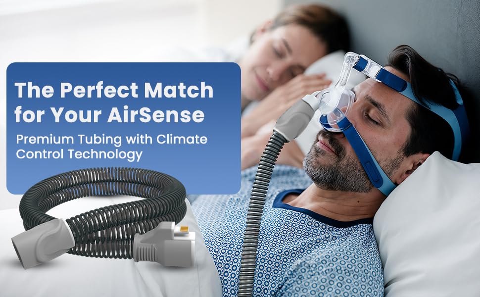 ArmiX hose fits AirSense and AirCurve devices with easy maintenance.