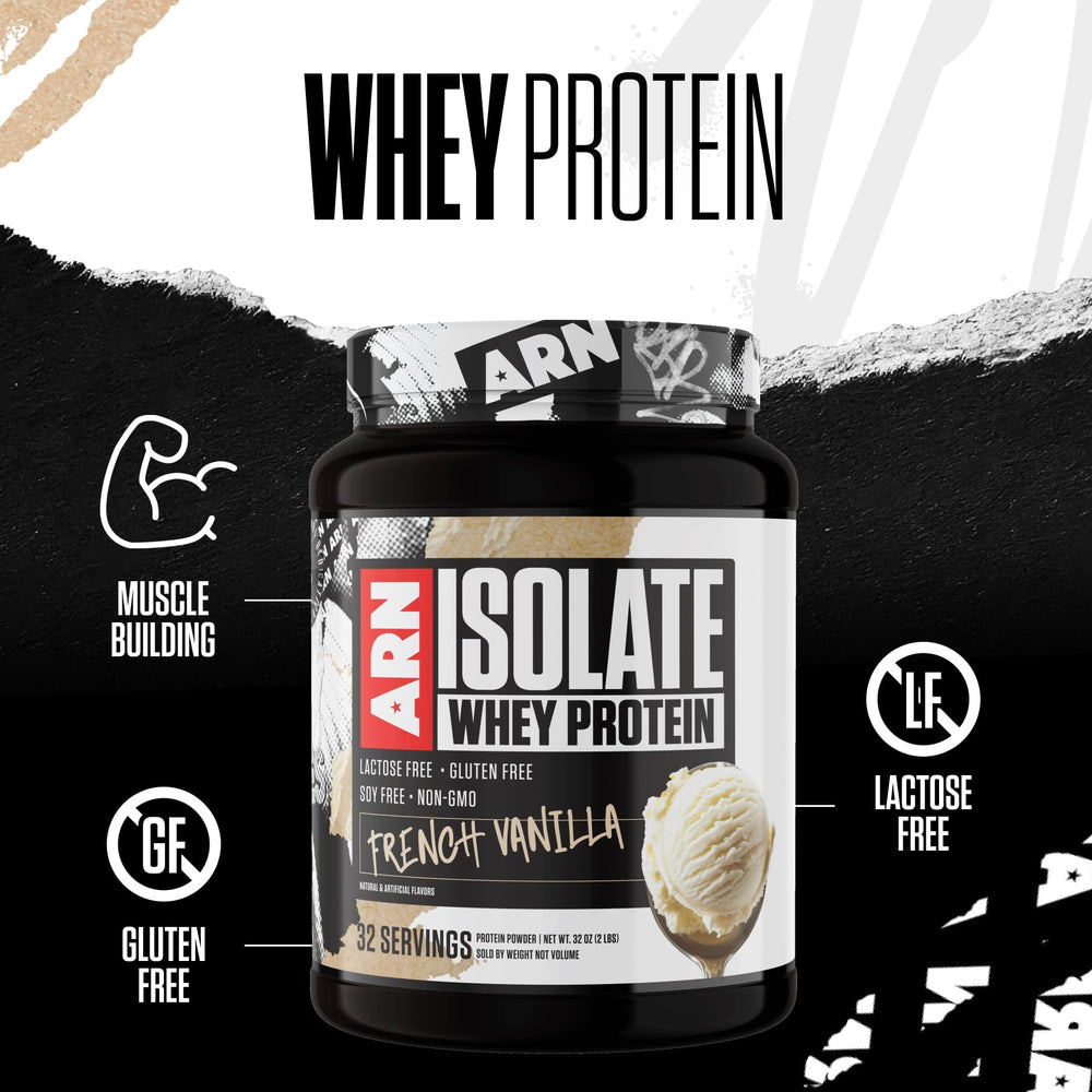 Prepared ARN Isolate Whey Pumpkin Spice shake in a glass after a workout.