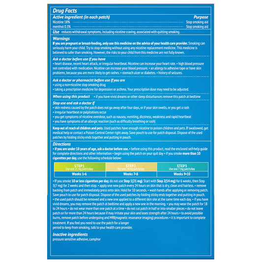 Aroamas Cot nicotine patch on arm during use provides 24-hour support