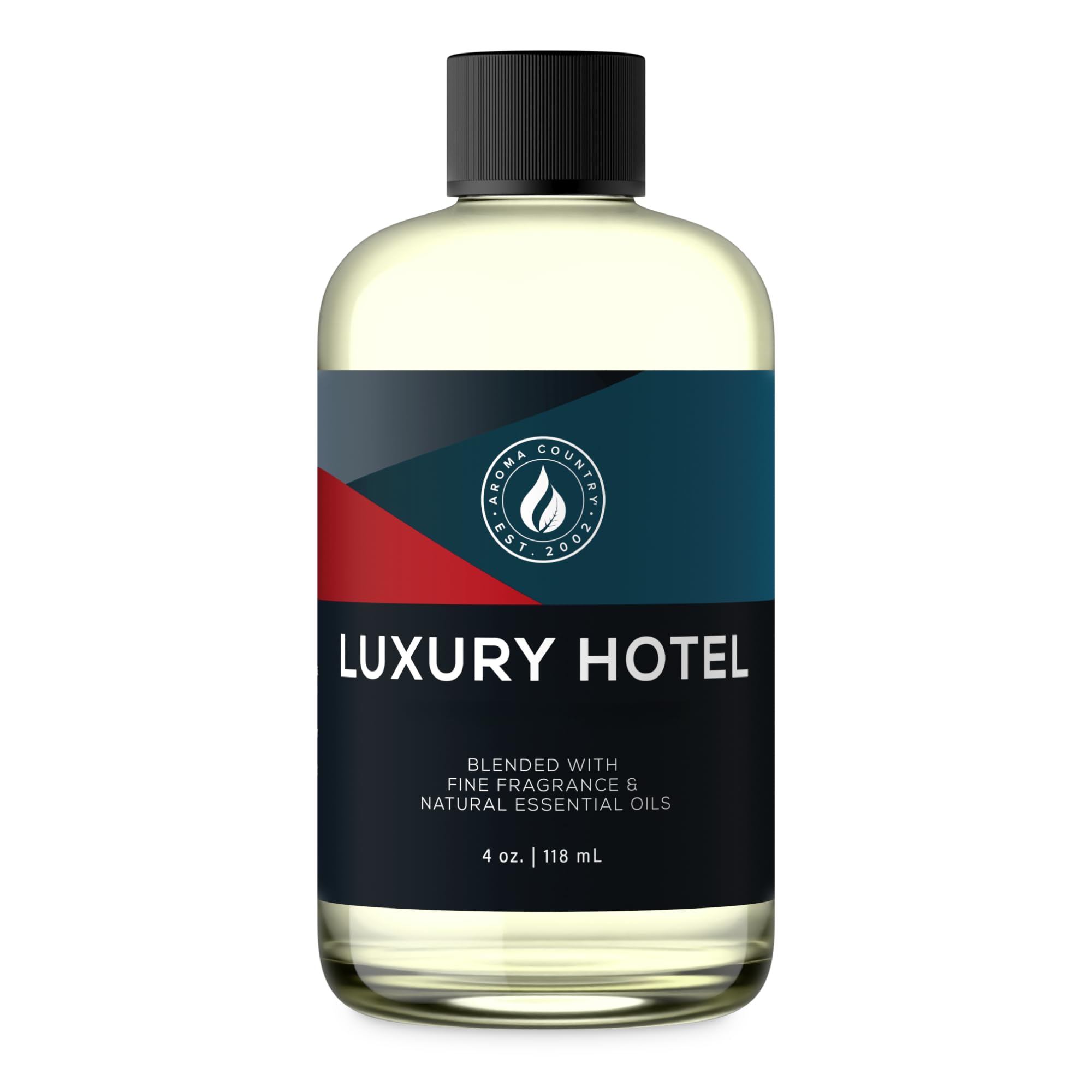AROMA COUNTRY Ritzy Luxury Hotel Diffuser Oil bottle pour delivers a vivid, lasting fragrance.