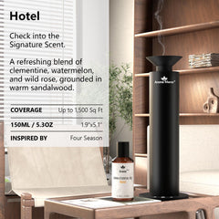 150mL bottle featured for long-lasting diffusion in any room.
