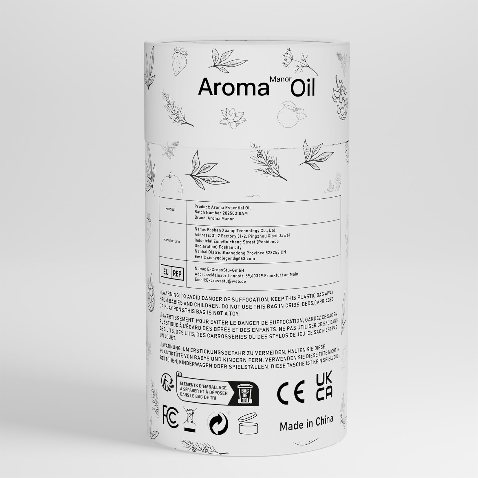 Aroma Manor Packaging Gift-ready presentation suits gifting and special occasions