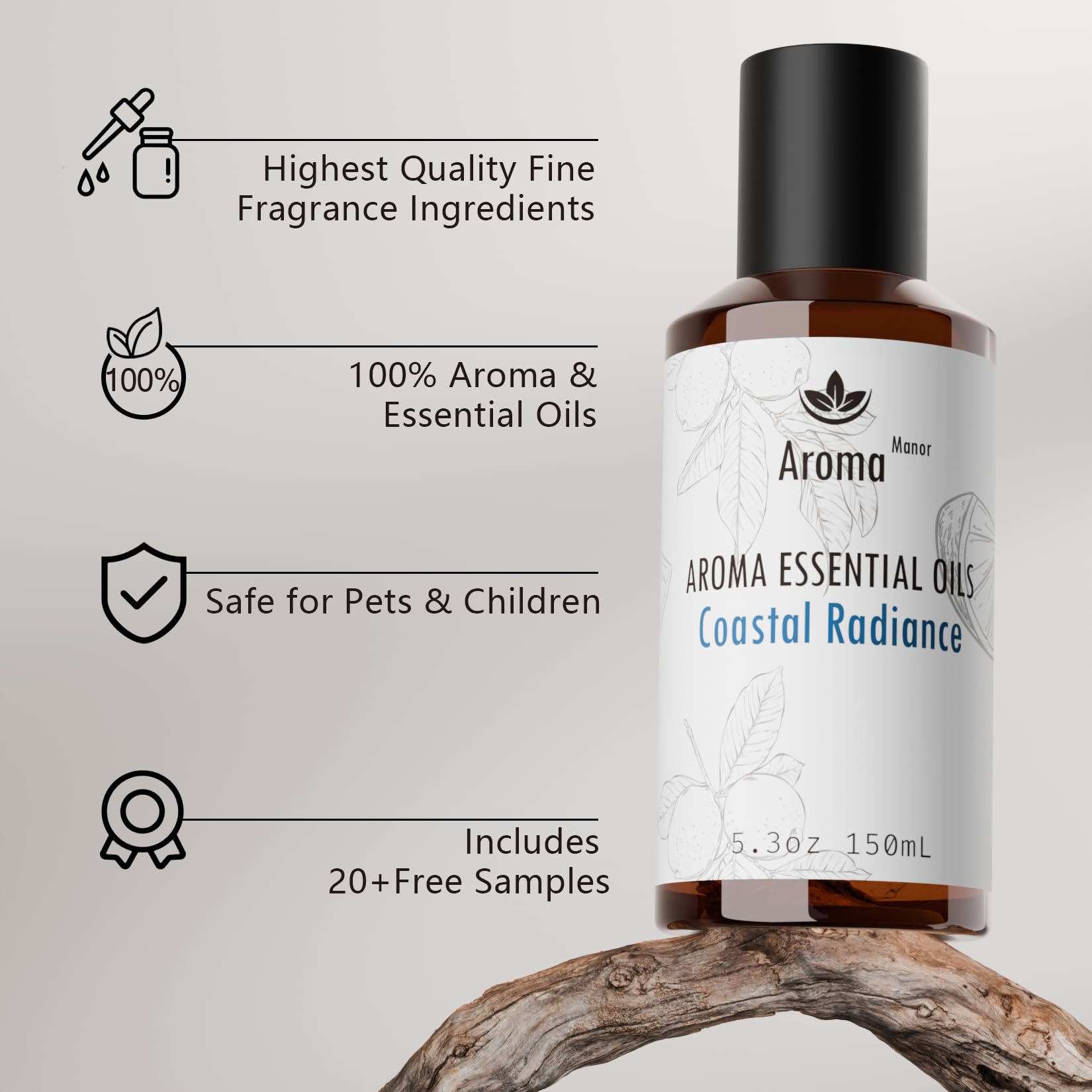 Aroma Manor Room diffusion shows quick scent fill across a living space