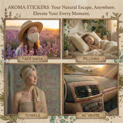 AROMA STICKERS Original Blend Focus on mask for subtle aroma during wear