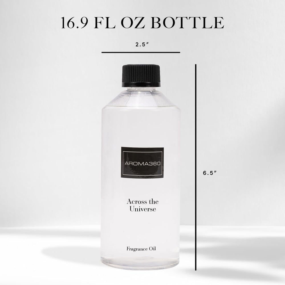 Aroma360 Across The Universe diffuser oil pour captures rain-kissed florals and citrus
