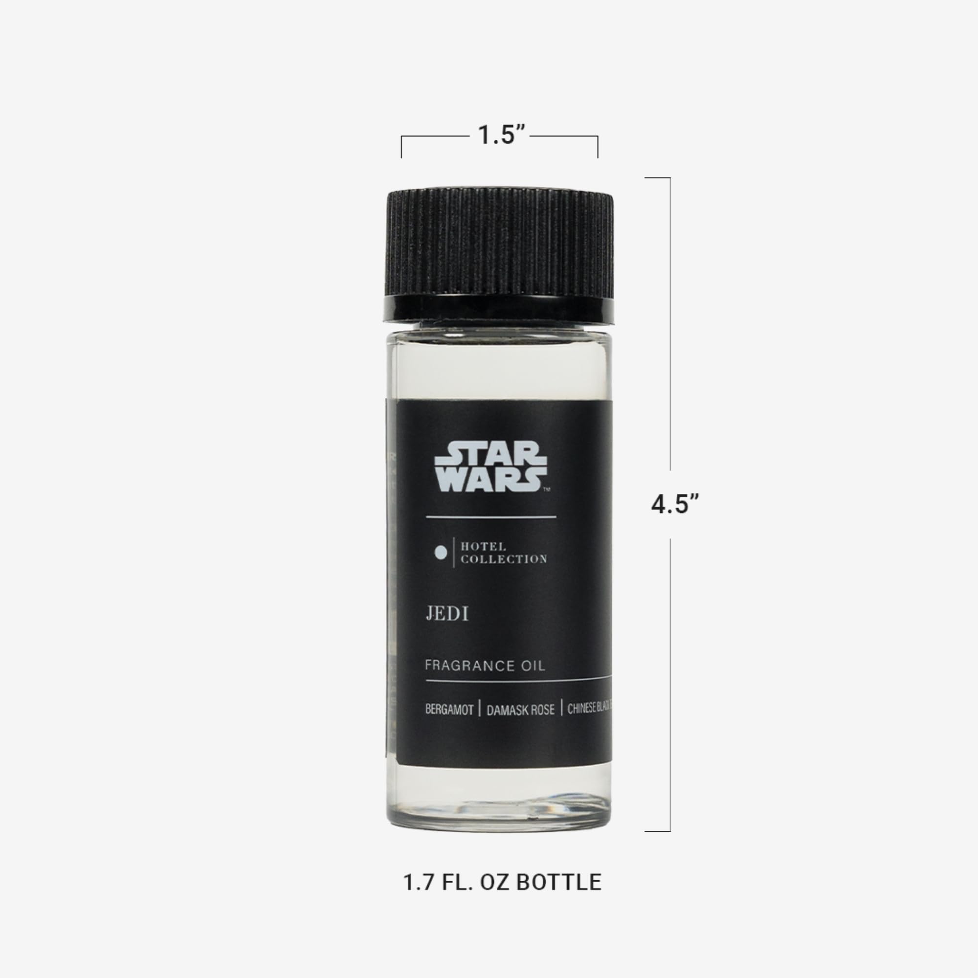 Aroma360 Jedi blend notes of bergamot, damask rose and Chinese black tea highlighted in the blend.