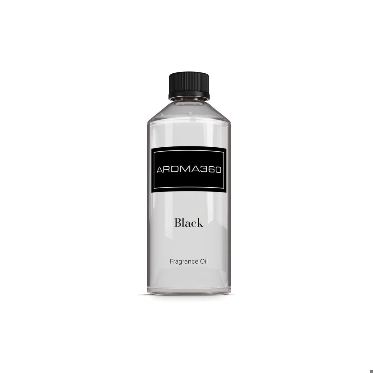 Aroma360 Black Diffuser Oil Blend bottle ready to infuse spaces with luxury scent