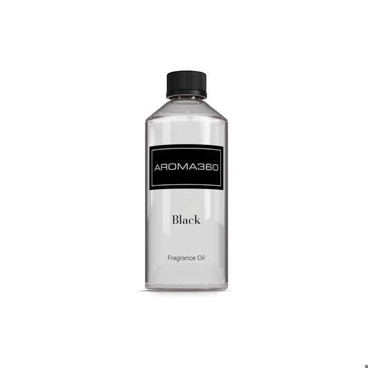 Aroma360 Black Diffuser Oil Blend bottle ready to infuse spaces with luxury scent