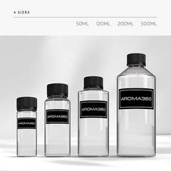Aroma360 Black Diffuser Oil Blend with Tiare flower accent evokes tropical elegance