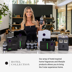 Aroma360 Hotel Collection fits in hotel lobby or spa space