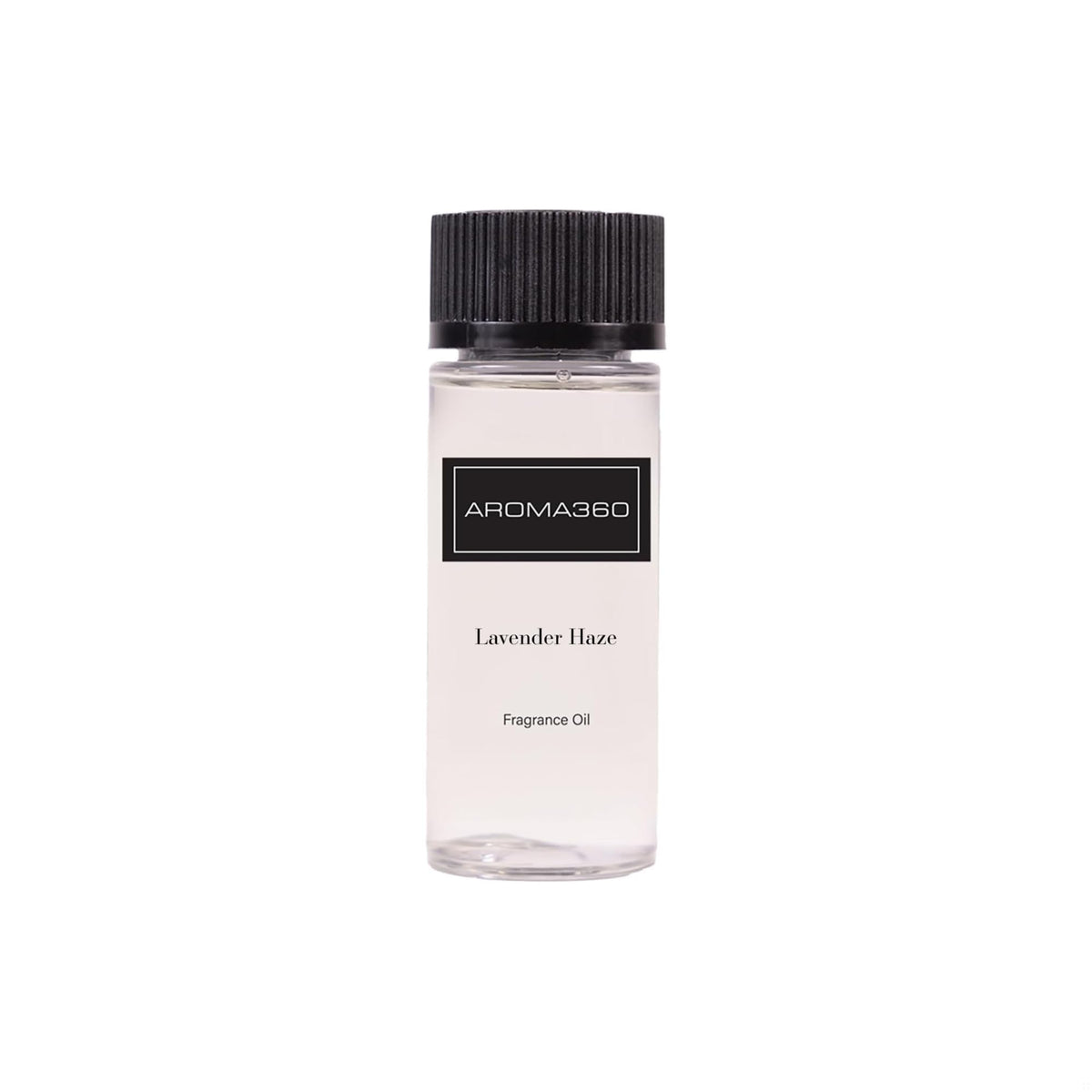 Aroma360 Lavender Haze fragrance oil bottle for calming diffuser sessions.