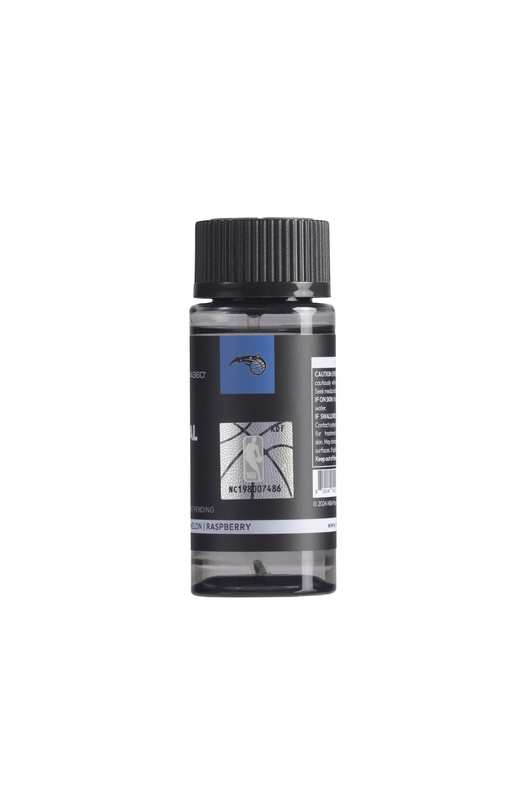 Aroma360 Magical Mist oil in glass bottle for long-lasting, light fragrance diffusion.
