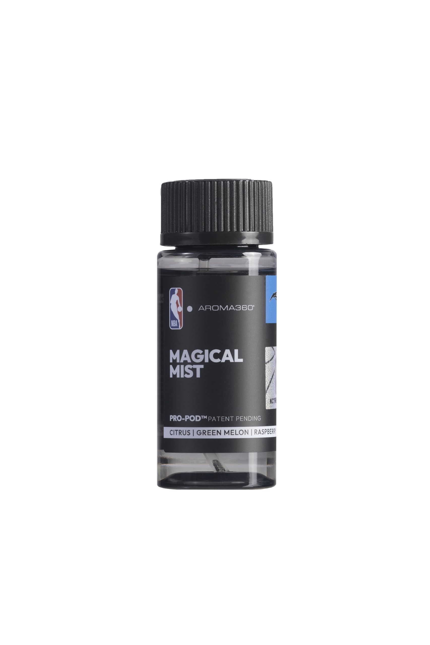 Aroma360 Magical Mist Orlando Magic bottle ready to unleash a fresh, uplifting aroma.