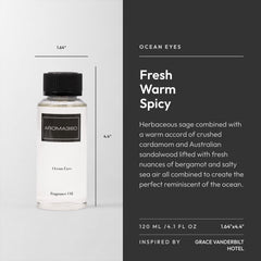 Aroma360 Ocean Eyes diffuser setup in a living room for subtle luxury