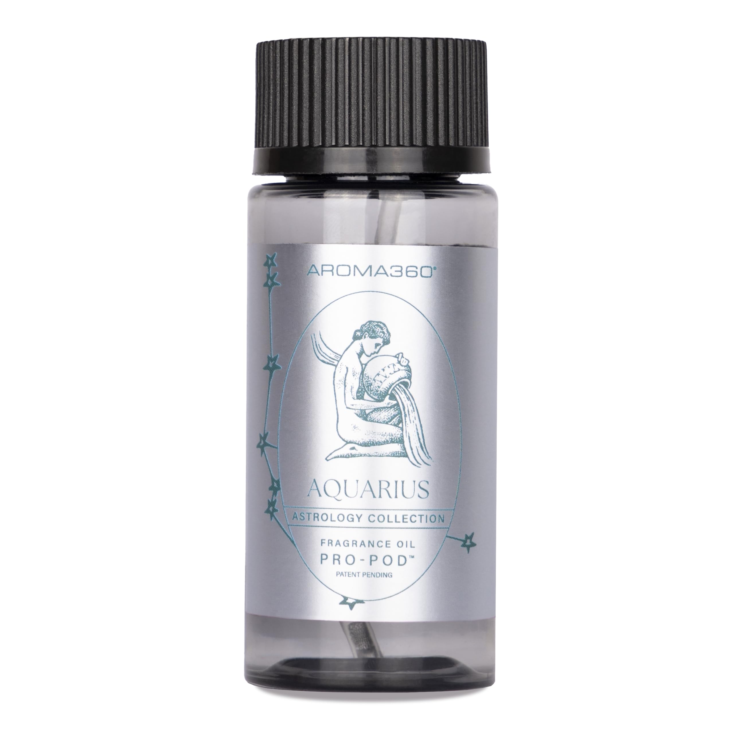 Aroma360 Pro Pod Aquarius bottle pour creates a calming workspace ambience