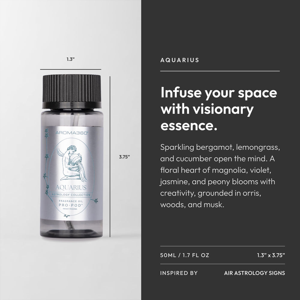 Aroma360 Pro Pod White Flower note bottle evokes serene bedroom mood