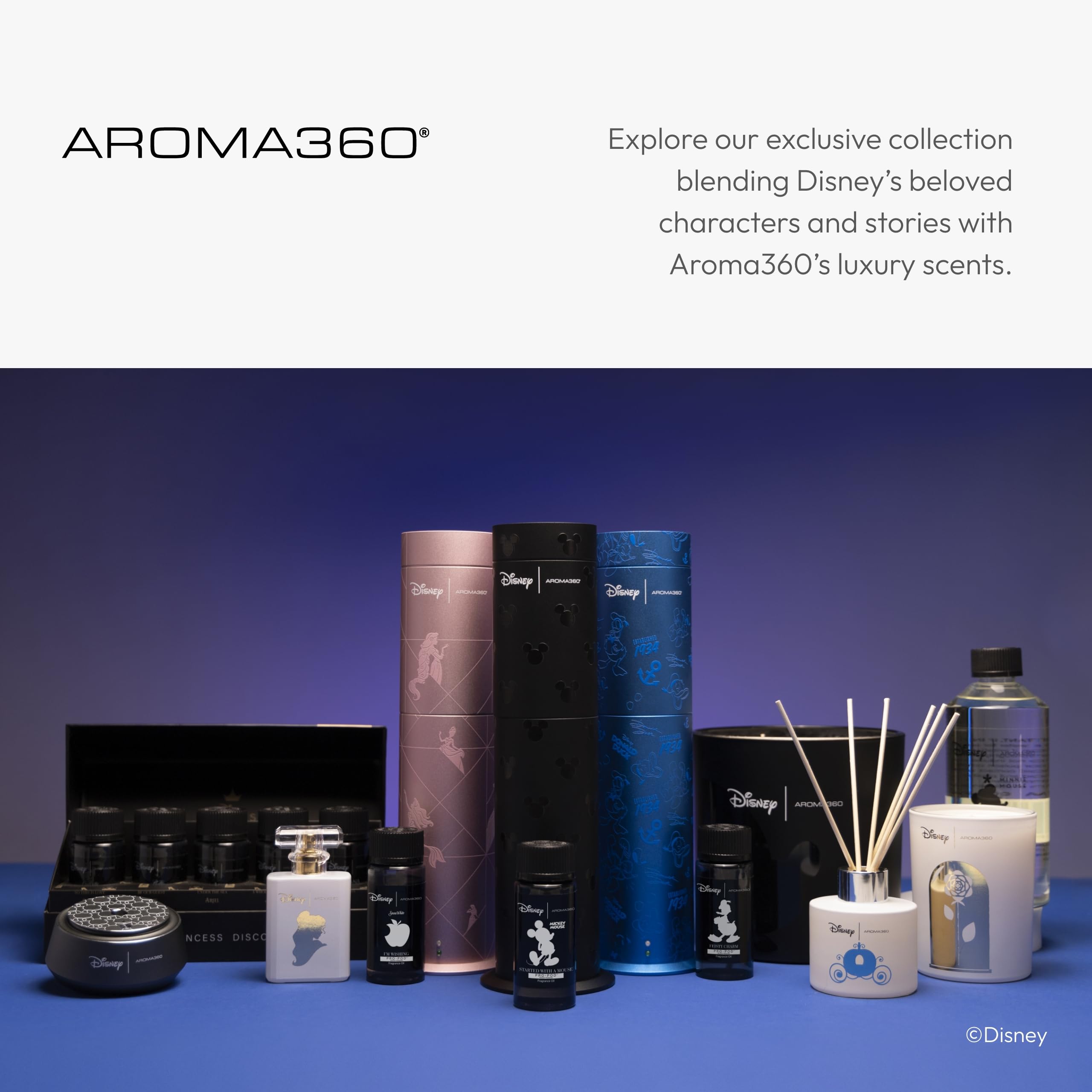 Aroma360 clean, safe formula for daily diffusion in homes and offices.