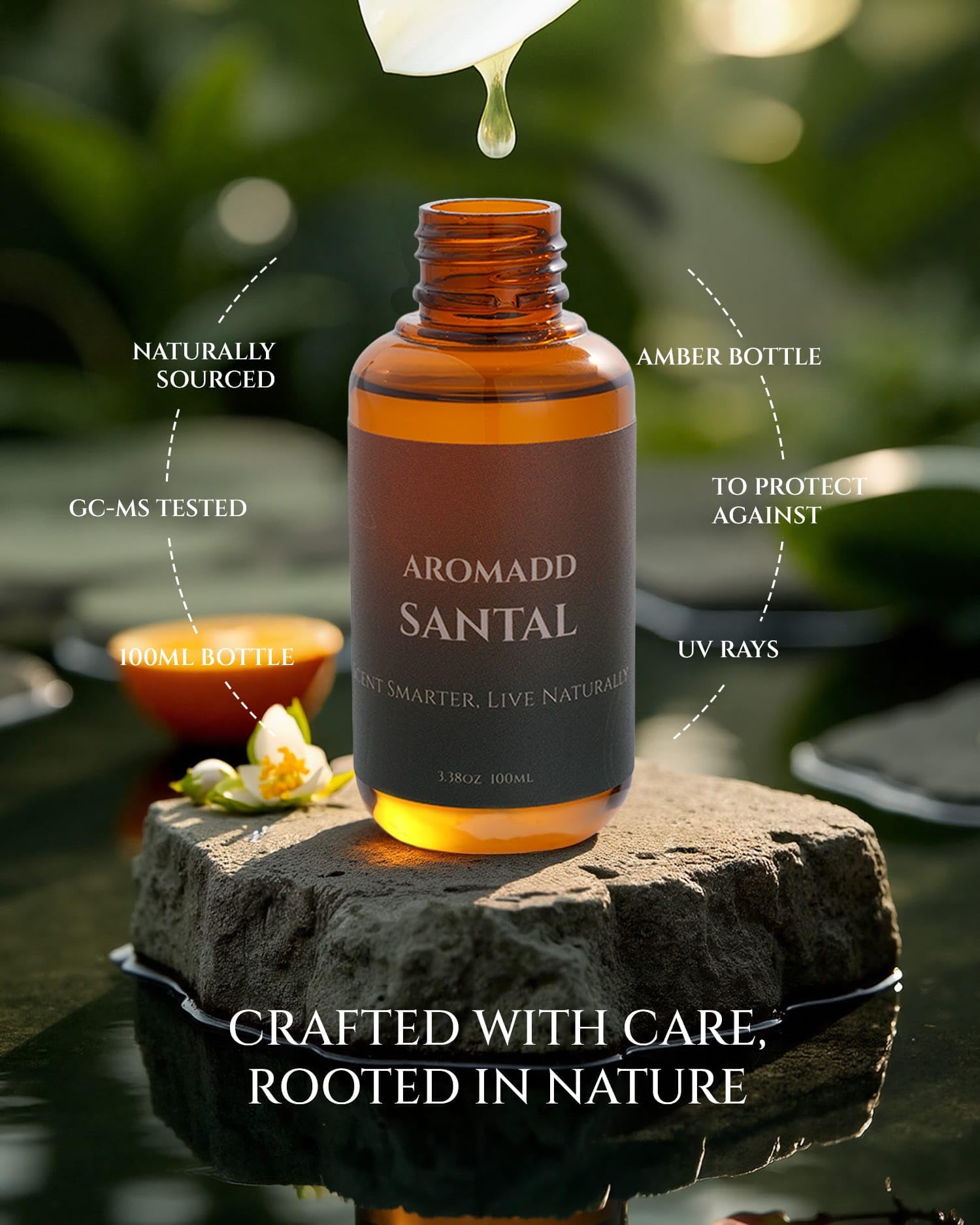 Aromadd Santal in a room creating warm ambience and depth