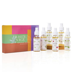Aromafume White Sage Smudge Spray Set bottle pour for quick, smokeless cleansing