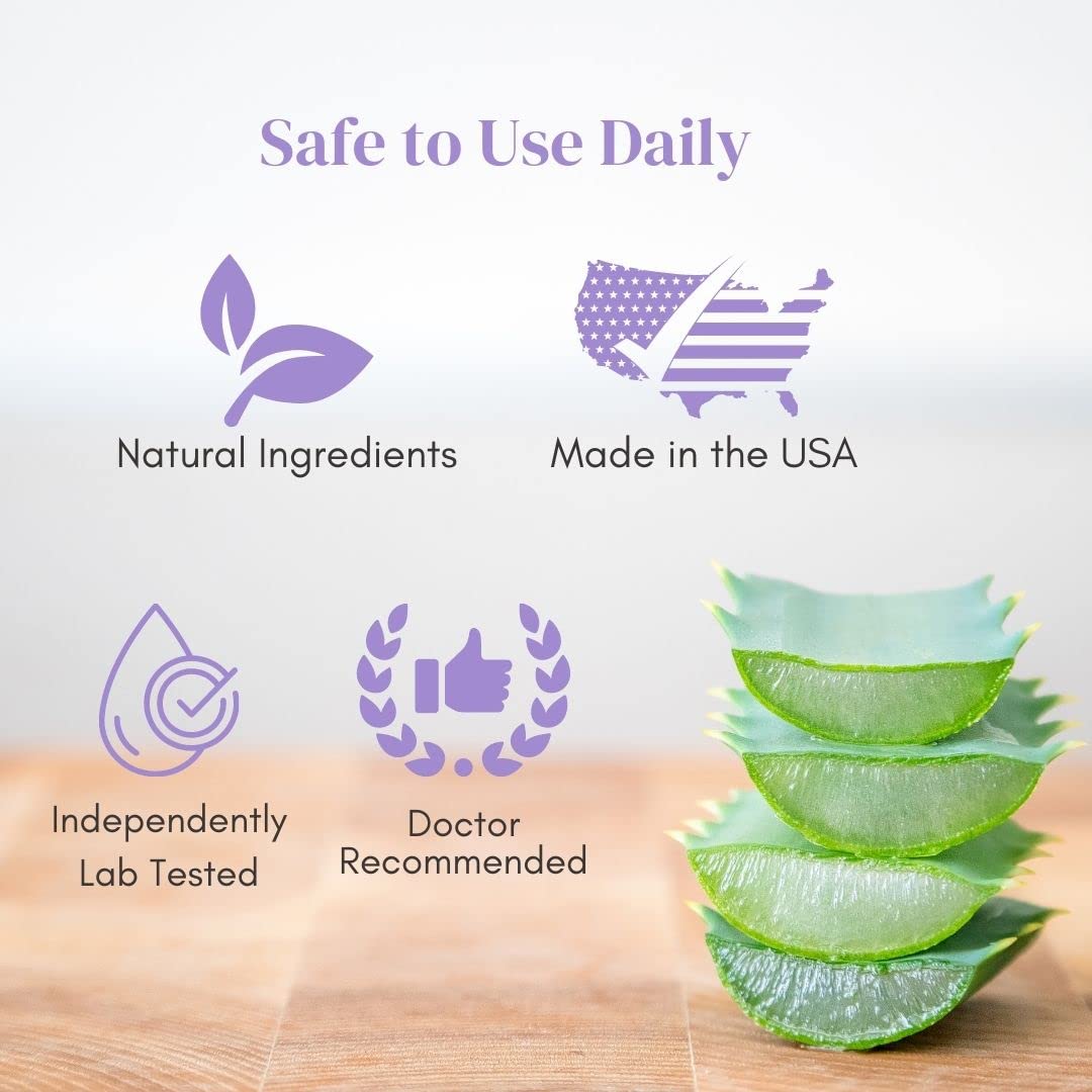 Aromalief Lavender Relief Therapy Cream ingredients label features vegan glucosamine and MSM.