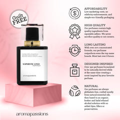 aromapassions LOVE bottle cap with glow finish signals premium feel.