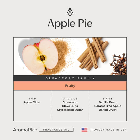 AROMAPLAN Apple Pie fragrance bottle evokes warm autumn hotel lobby ambiance