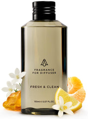 AROMAPLAN Fresh and Clean bottle for long-lasting home fragrance.