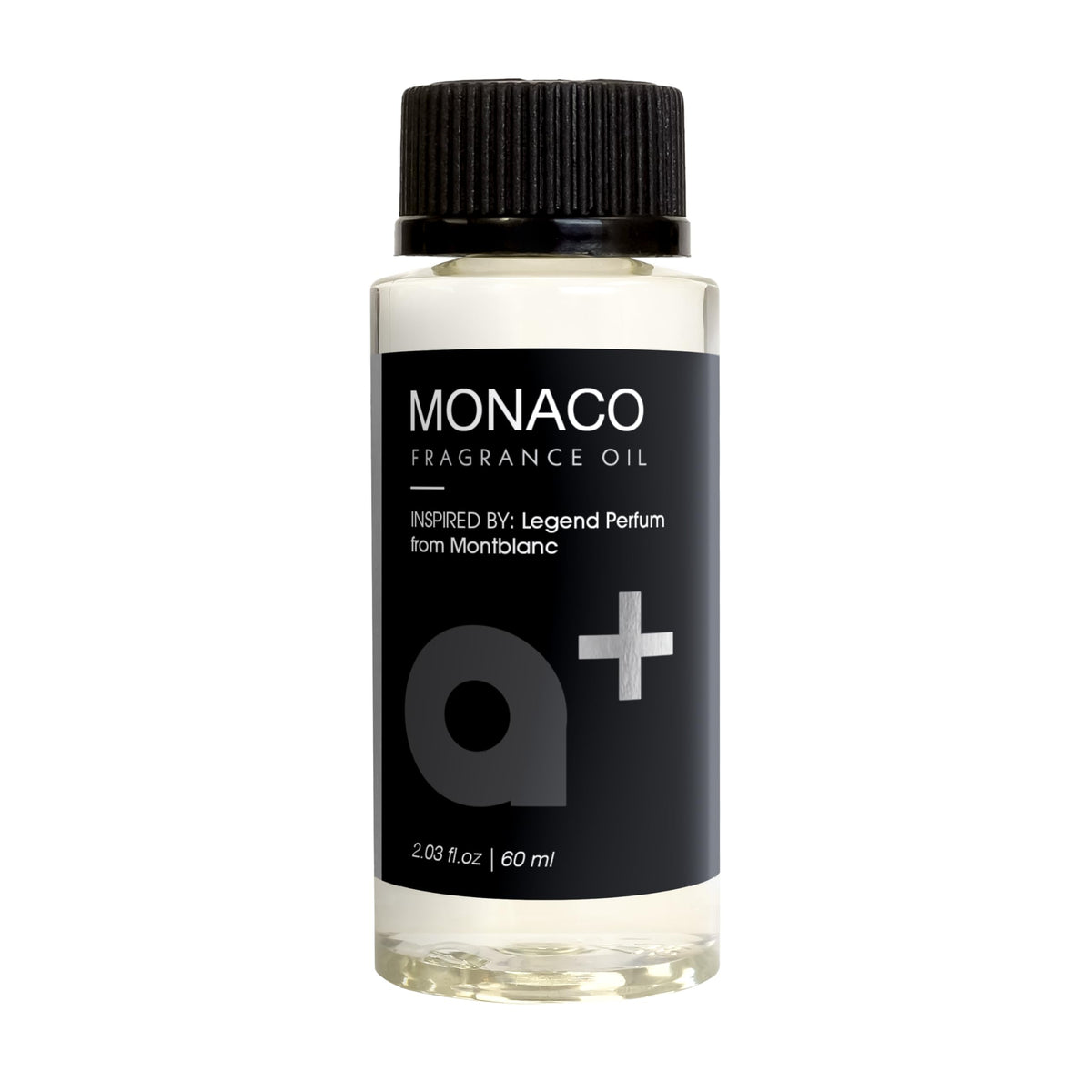 Aromar+ Monaco bottle highlighting bergamot and vetiver for a luxurious room aroma