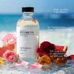 AROMASOUL peach-notes oil enriches spaces with inviting fruity top layers