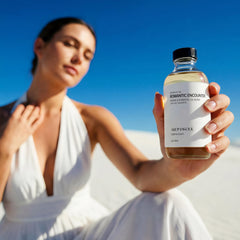AROMASOUL Romantic Encounter amber-sandalwood base, creating warm ambience.