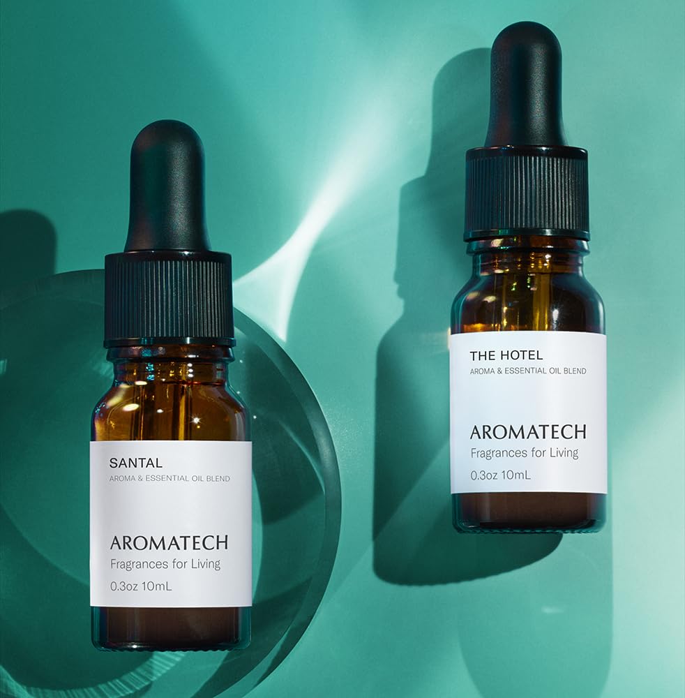 Aromatech diffuser oil dispensing in a diffuser for calm environments