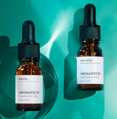 Aromatech diffuser oil dispensing in a diffuser for calm environments