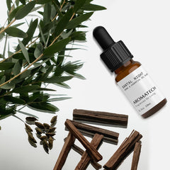 AromaTech Santal Night bottle pour for diffuser-ready aroma