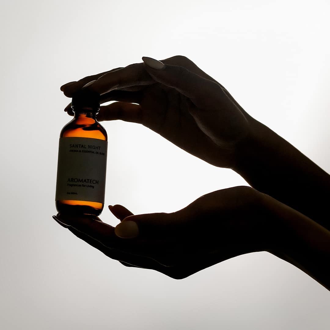 AromaTech Santal Night diffuser setup for a cozy living space