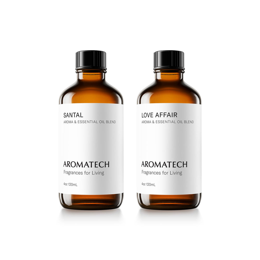 AromaTech Santal Papyrus bottle pour creating warm ambiance