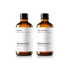 AromaTech Santal Papyrus bottle pour creating warm ambiance