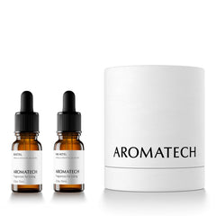 Aromatech Santal & The Hotel set box displaying premium home fragrance collection