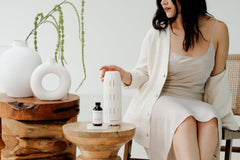 Beach House salted bergamot note aroma for a bright seaside feel
