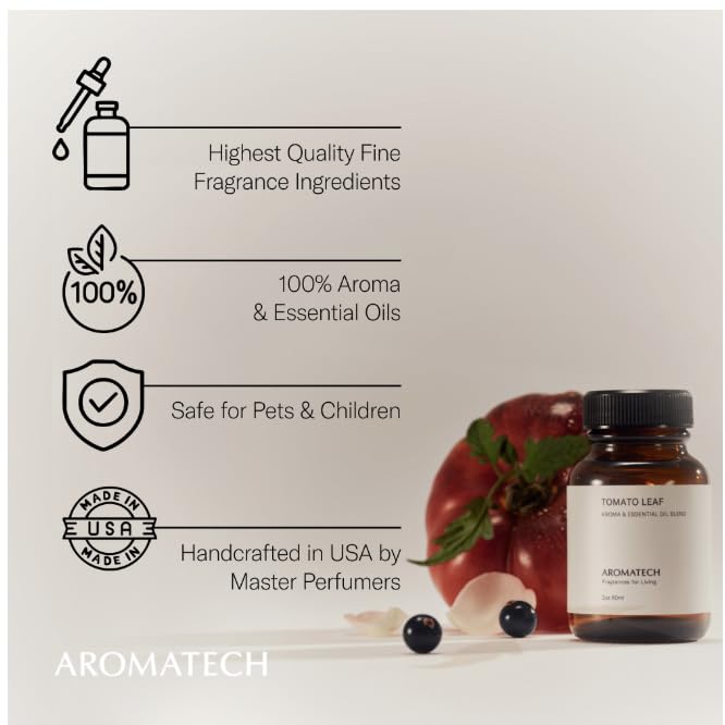 AromaTech Tomato Leaf diffuser assembly for quick setup