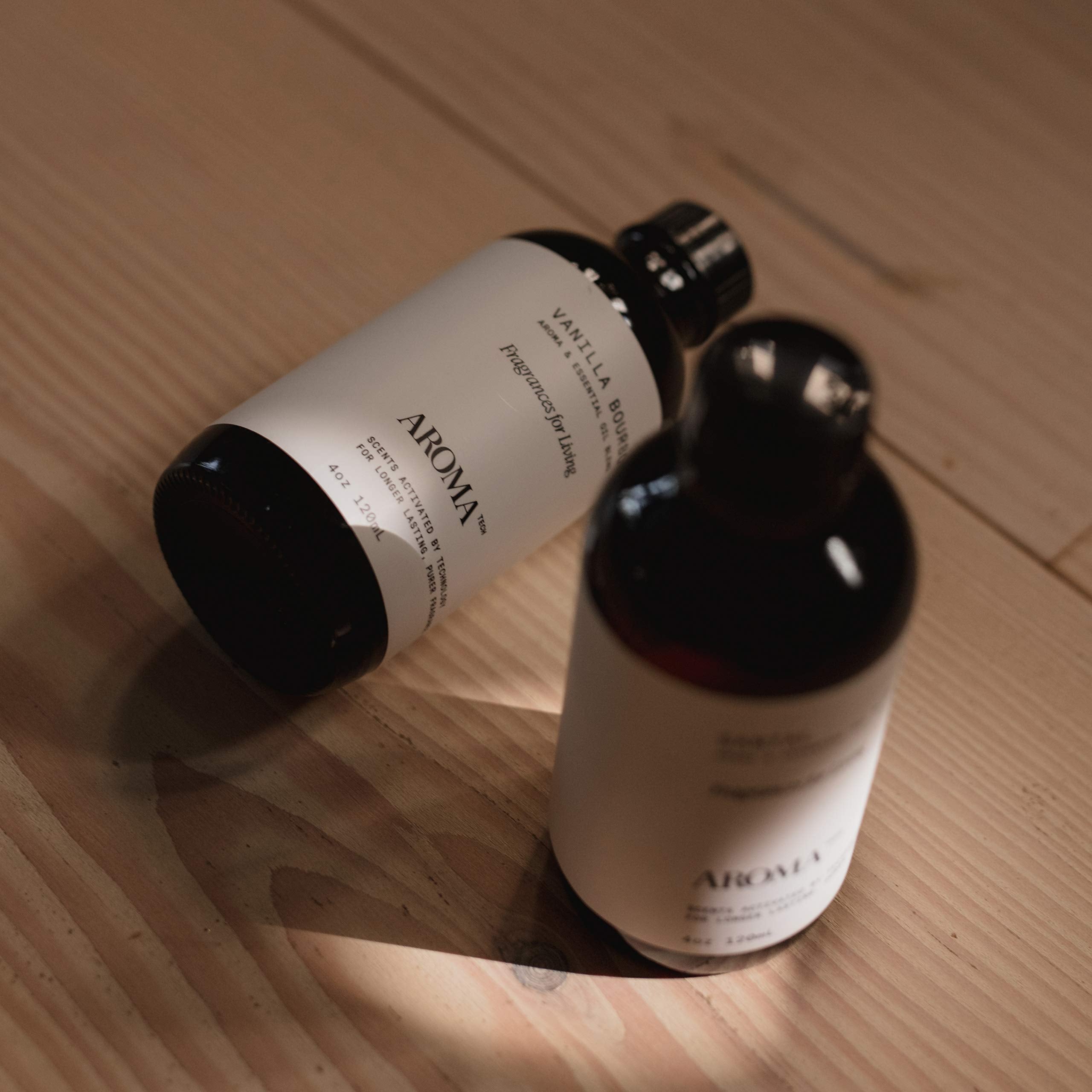 AromaTech Vanilla Bourbon amber-toned scene, warm and inviting.