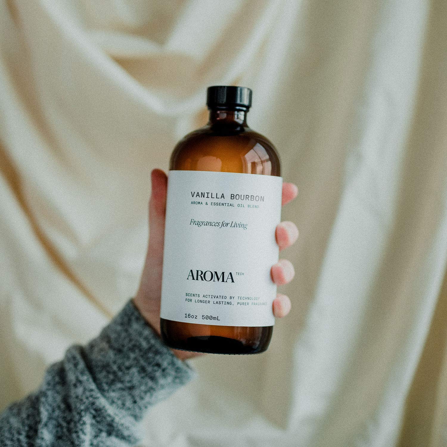 AromaTech Vanilla Bourbon packaging highlighting USA-made quality