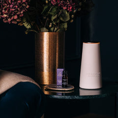 Aromatherapy Associates De-Stress collection packaging highlighting premium essential oils