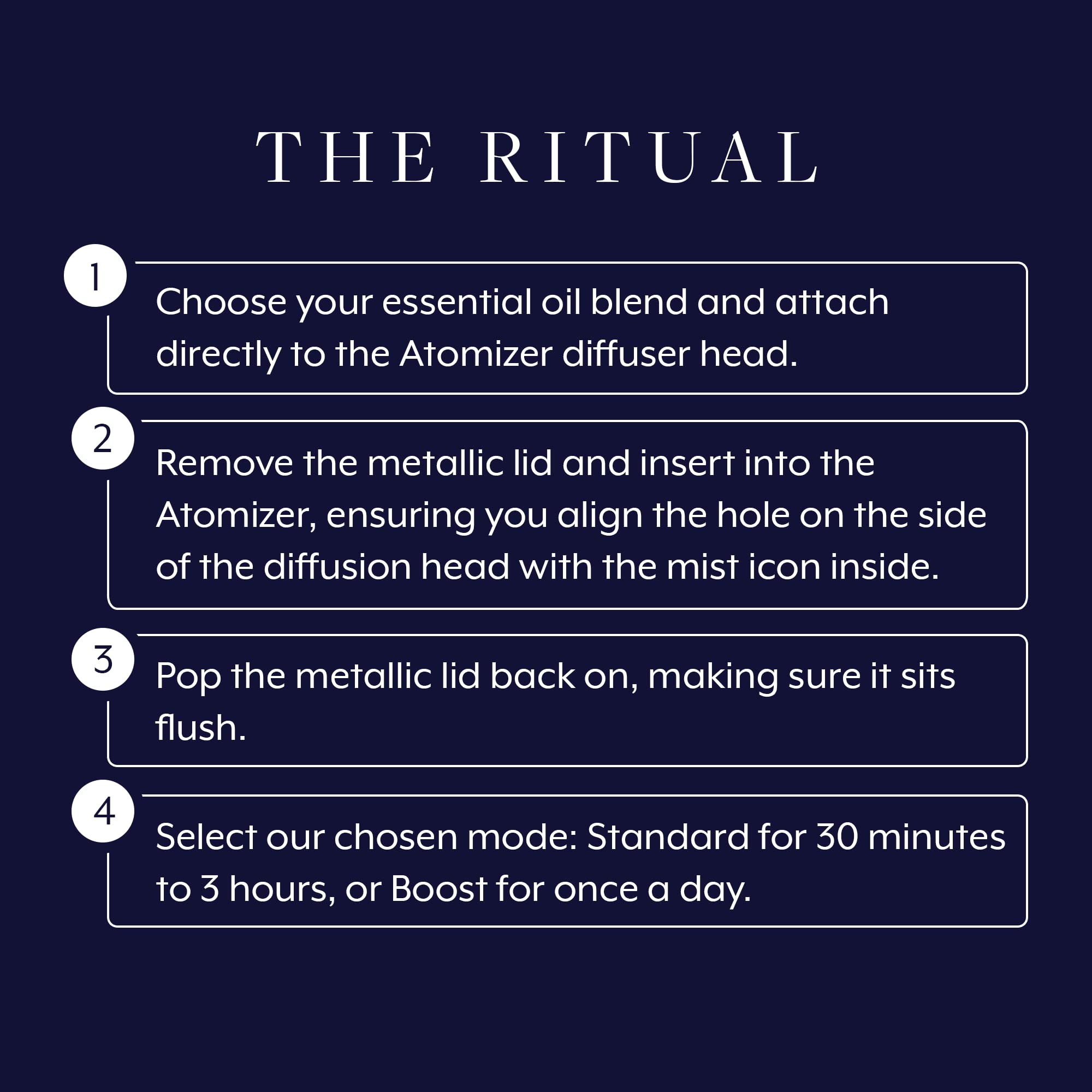 Rechargeable atomizer shown in use for portable aromatherapy anywhere