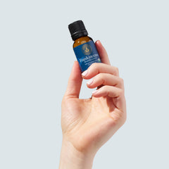 Frankincense oil skincare application demonstrating gentle use.