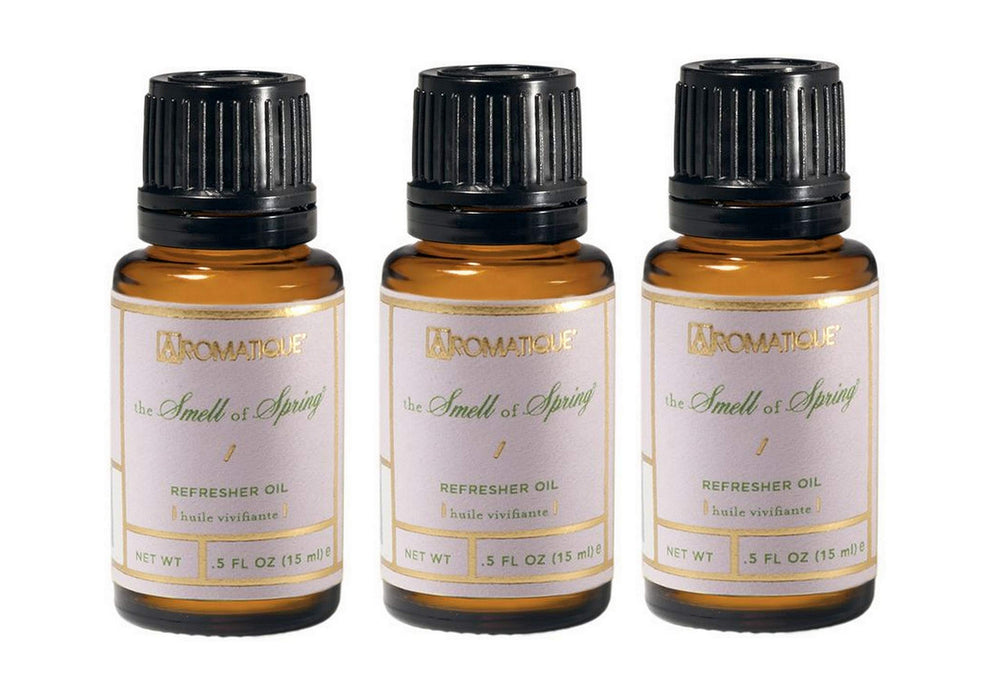 Aromatique Smell of Spring refresher oils set – 3 x 0.5 oz bottles for refreshing potpourri